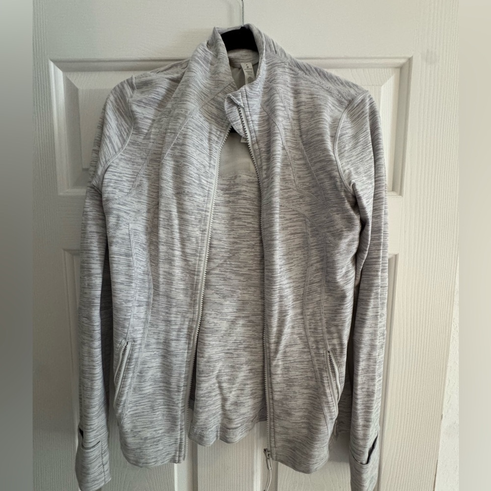 Lululemon Athletica Striped Gray Jacket